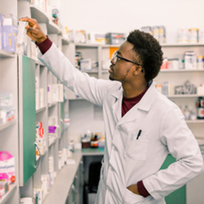 african-american-pharmacist-getting-drug